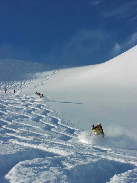 Brad loving it on Morningstar Glacier, CMH Gothics Brad loving it on Morningstar Glacier, CMH Gothics